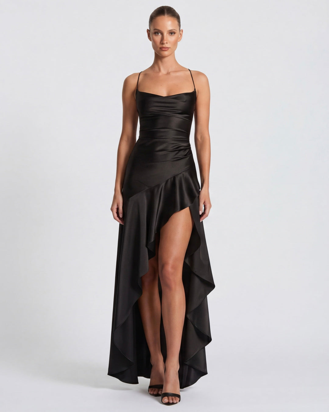 Aria | Vestido Largo con Drapeado