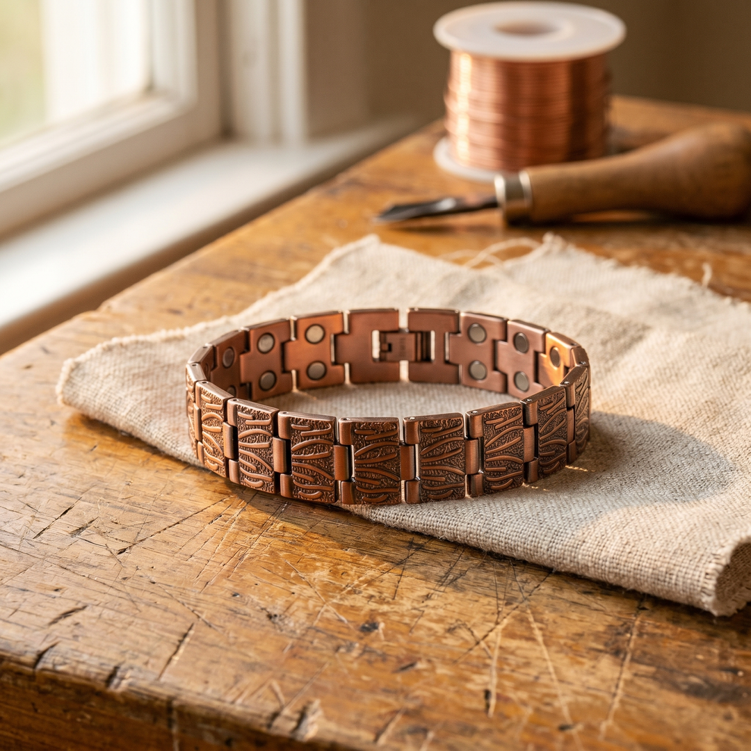Pulsera de Cobre para Hombre de Vera's Grit