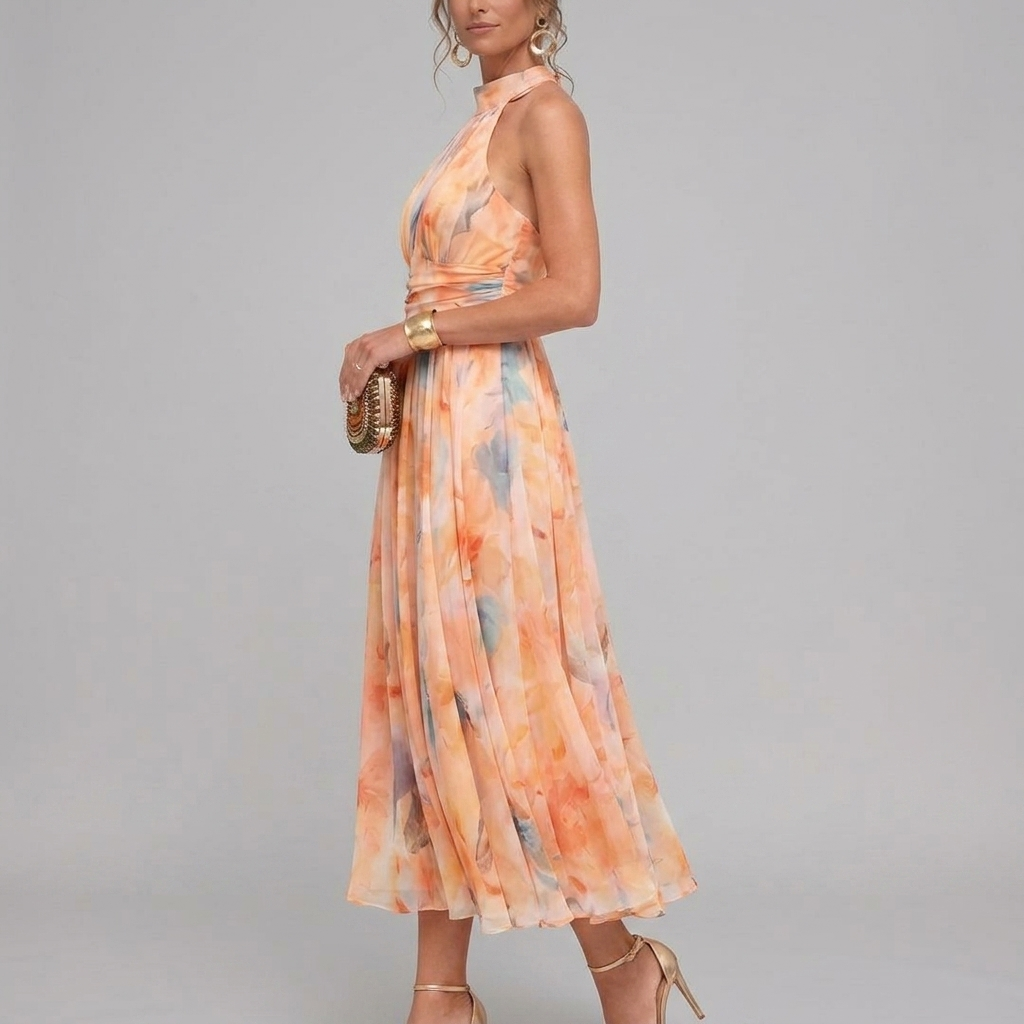 Lirenne™ | Vestido halter elegante