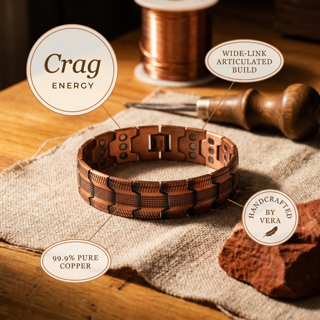 Pulsera de Cobre Crag de Vera
