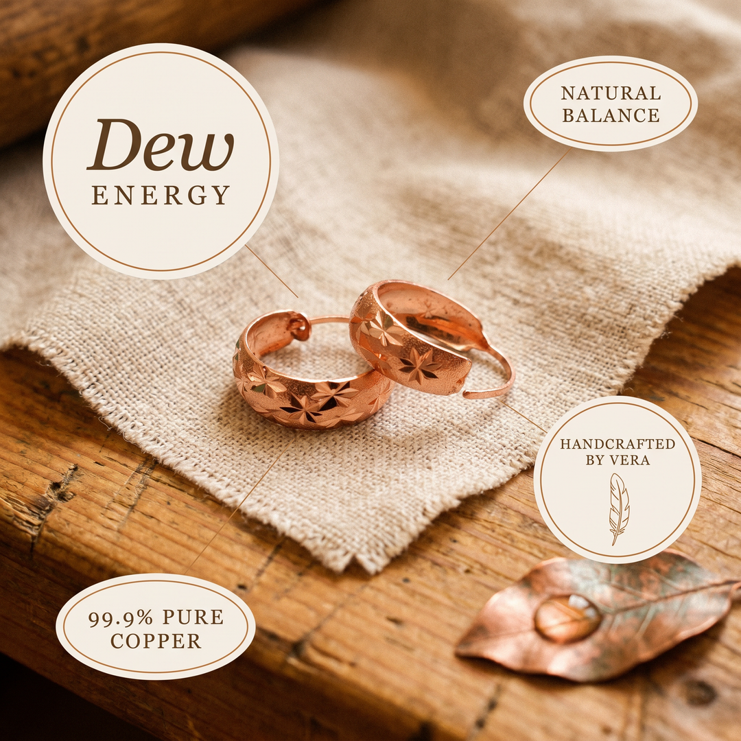 "Pendientes de Cobre de Rocío de Vera" (The title is already in Spanish and does not require translation.)