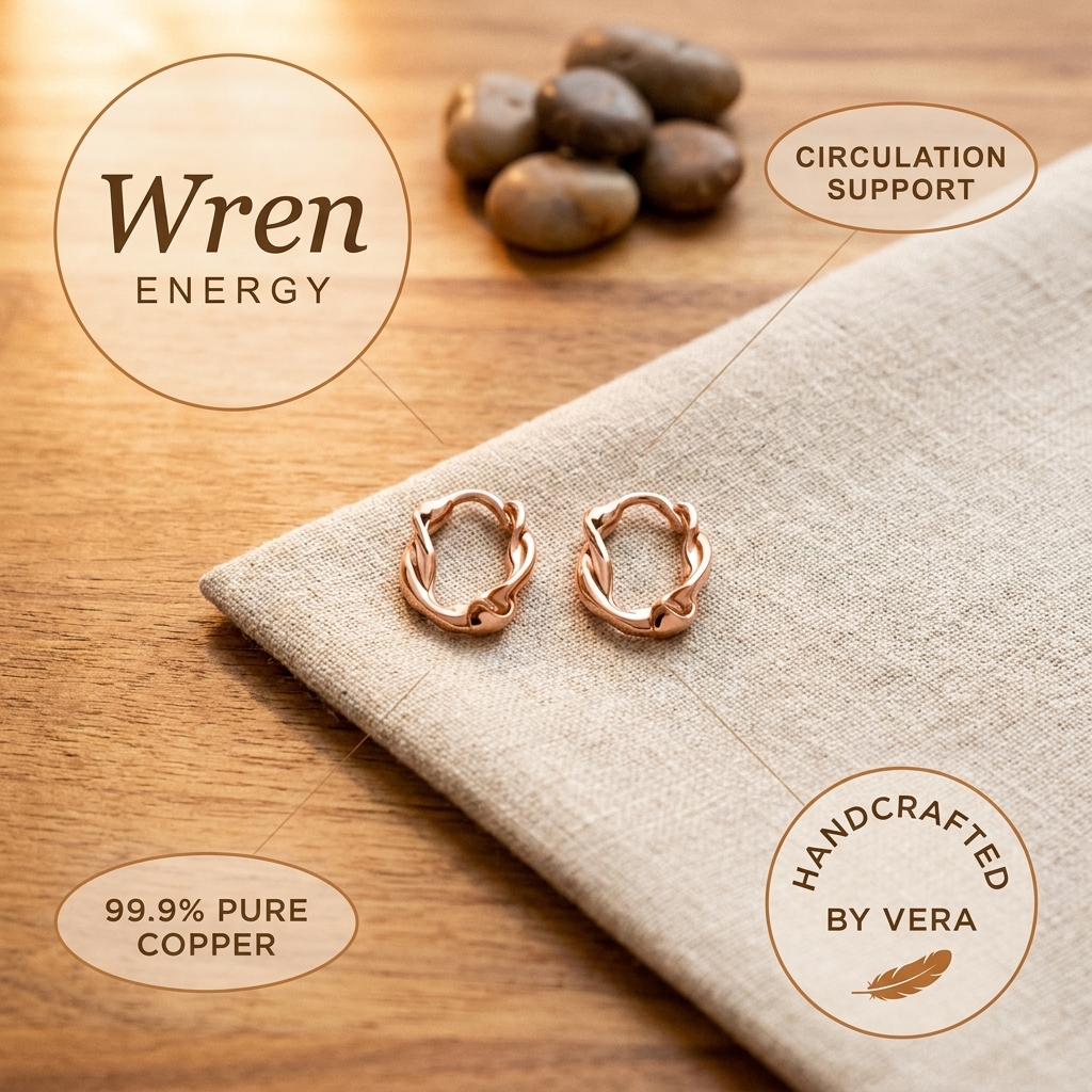 Pendientes de Aro de Cobre Vera