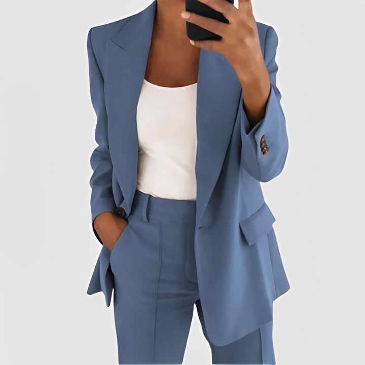 Diane | Elegante Conjunto de Blazer y Pantalón de Dos Piezas