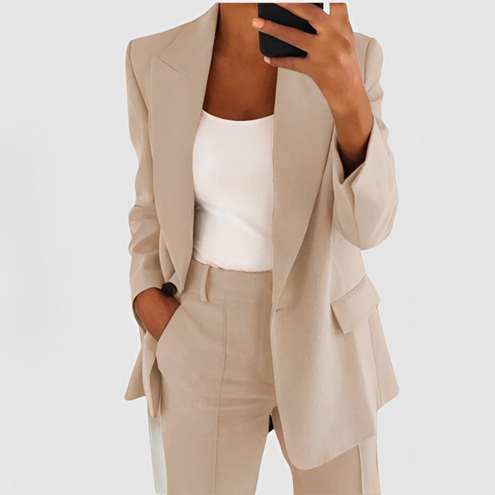 Diane | Elegante Conjunto de Blazer y Pantalón de Dos Piezas