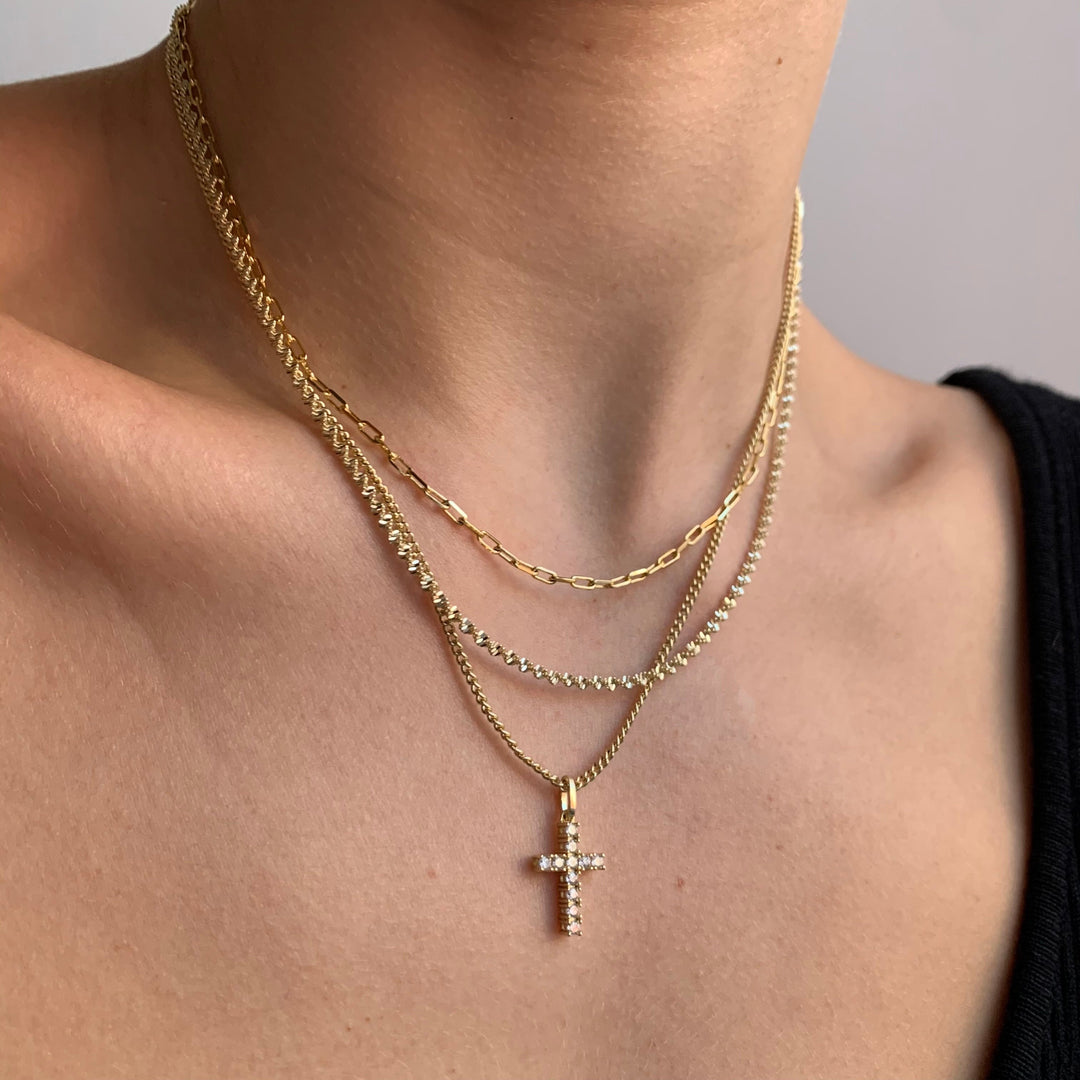 EXCLUSIV | Collar Elegante con Cruz