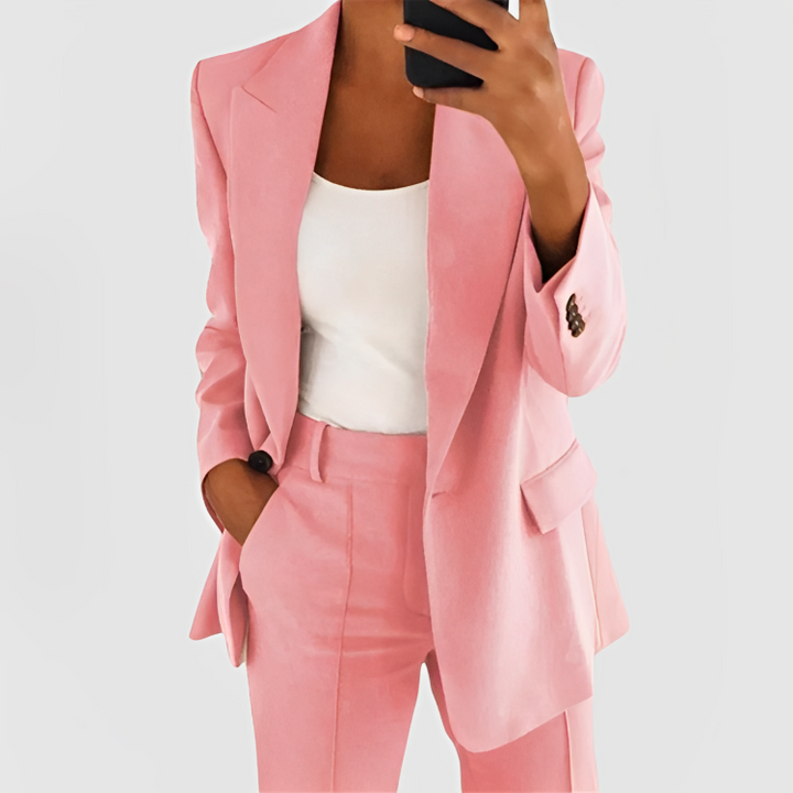 Diane | Elegante Conjunto de Blazer y Pantalón de Dos Piezas