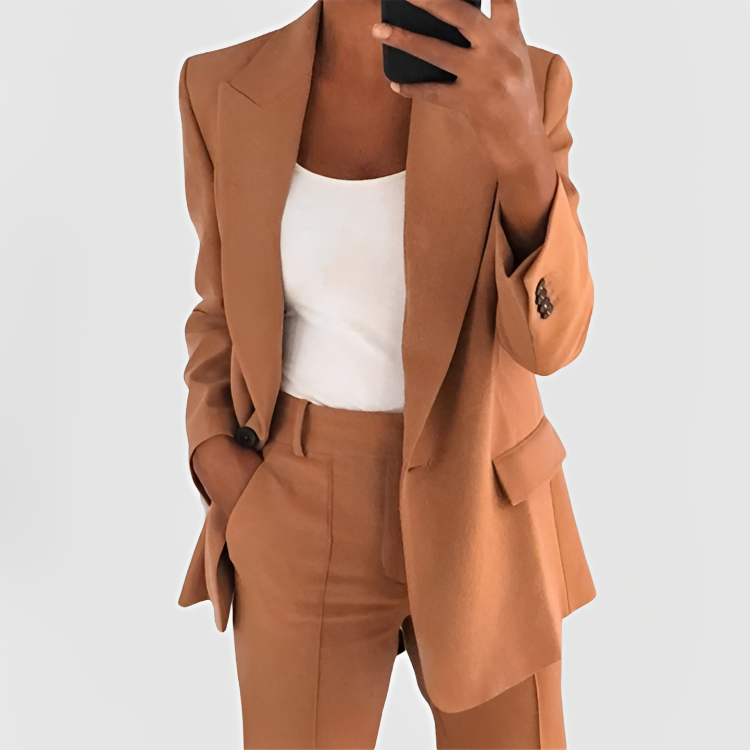 Diane | Elegante Conjunto de Blazer y Pantalón de Dos Piezas