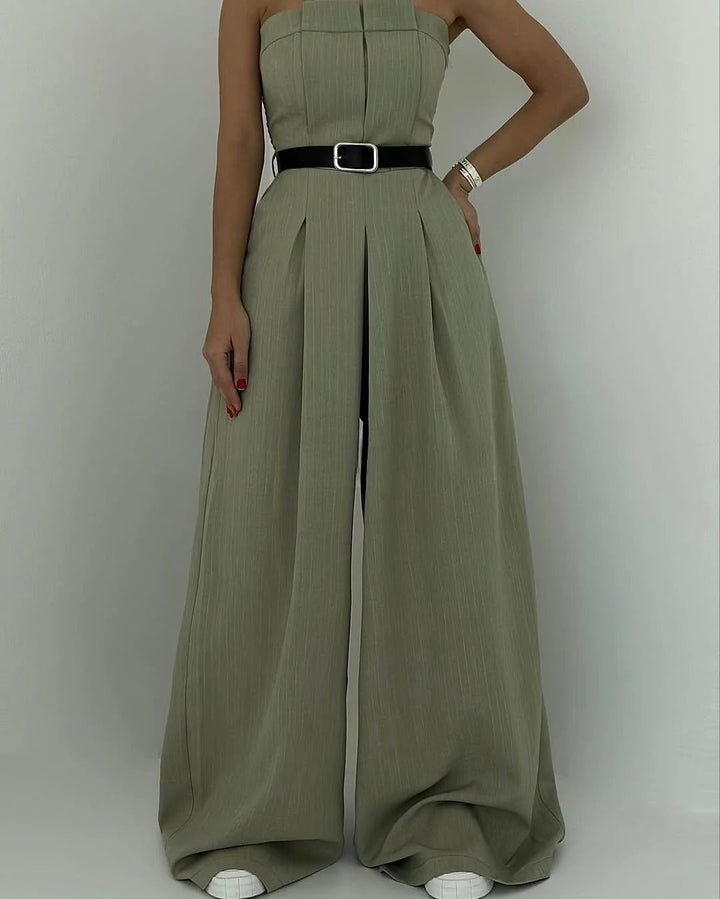 Paola™ | Conjunto femenino de top bustier y americana – Elegancia y estilo contemporáneo