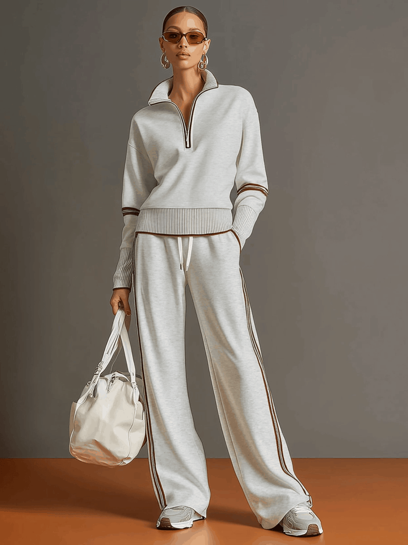 María | Blusa y pantalón de pierna ancha