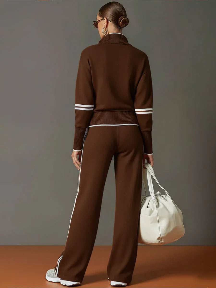 María | Blusa y pantalón de pierna ancha