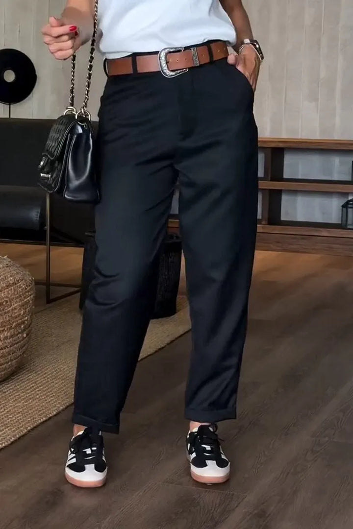 Matilda | Pantalones de rayas elegantes que destacan la figura