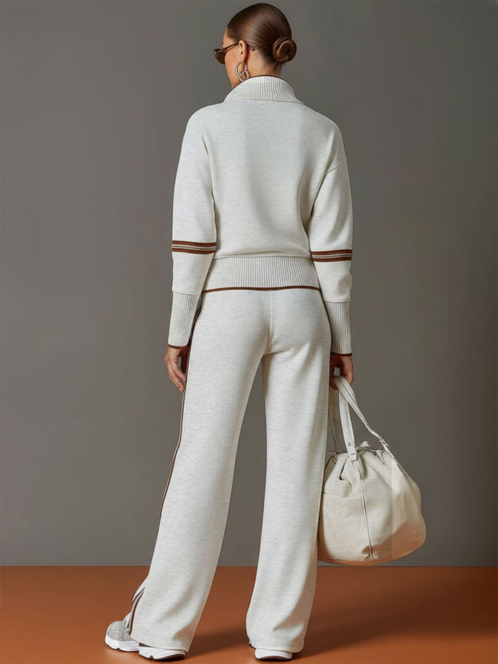 "Marietta – blusa y pantalón de pierna ancha"