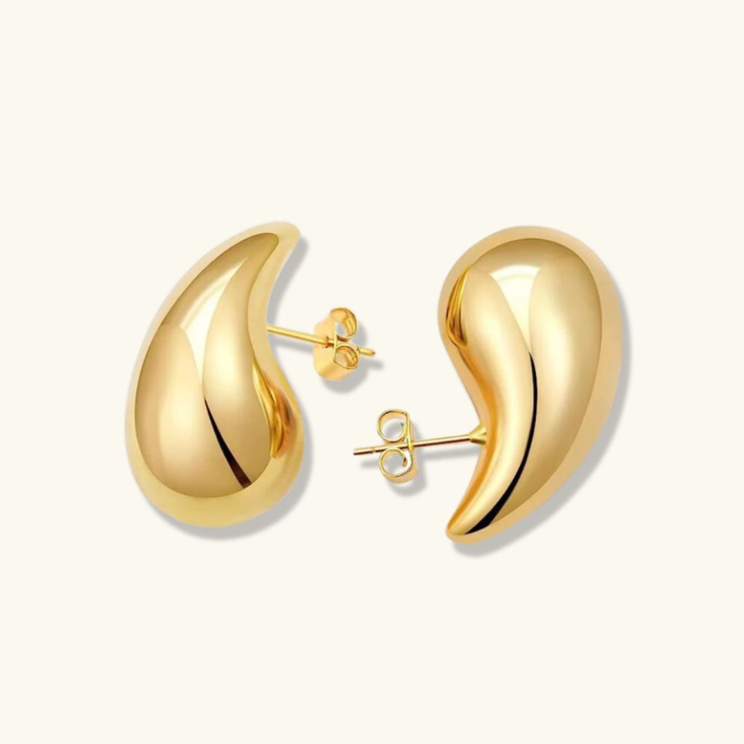Pendientes de Oro en Forma de Gota Sandra