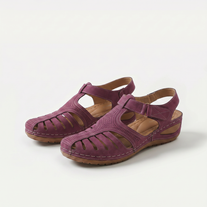 Leni – Sandalias de confort con suave elevación