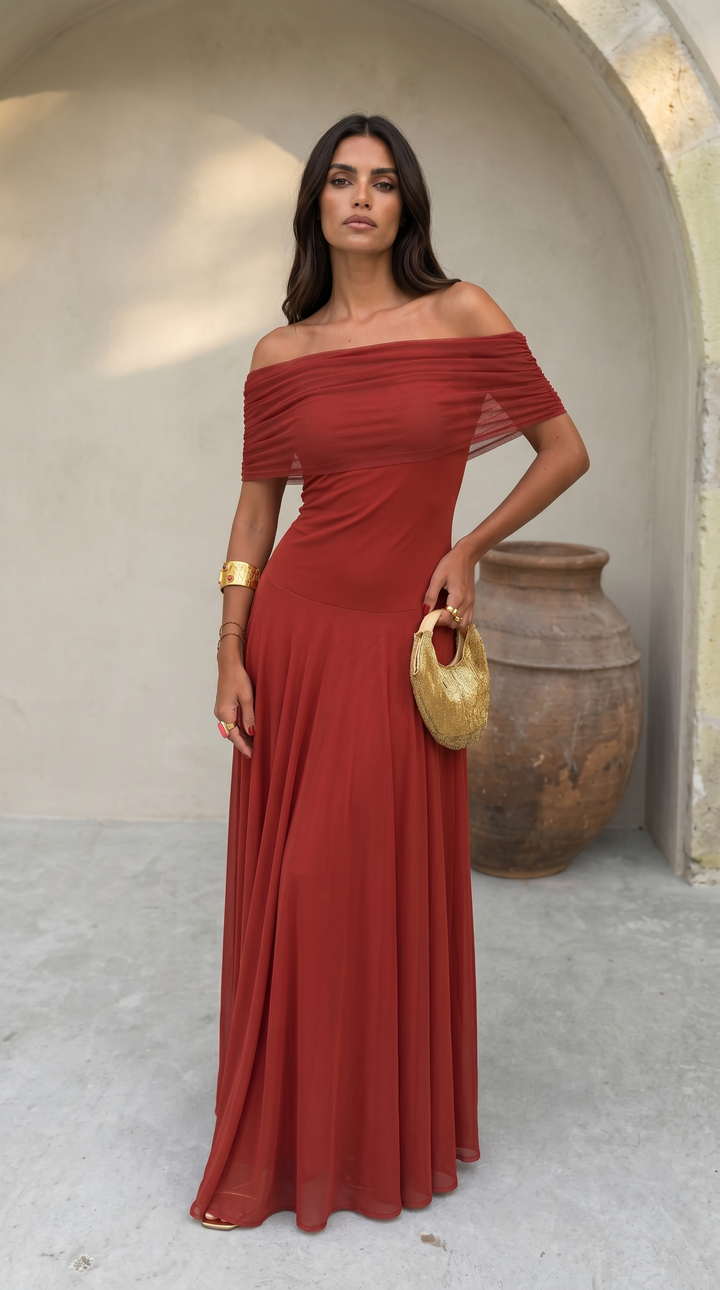 Vestido Toledo en color rojo