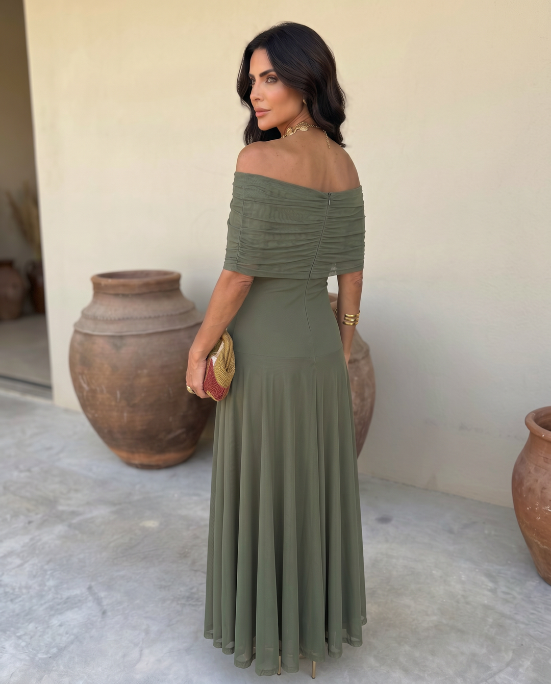 Vestido Toledo en color verde