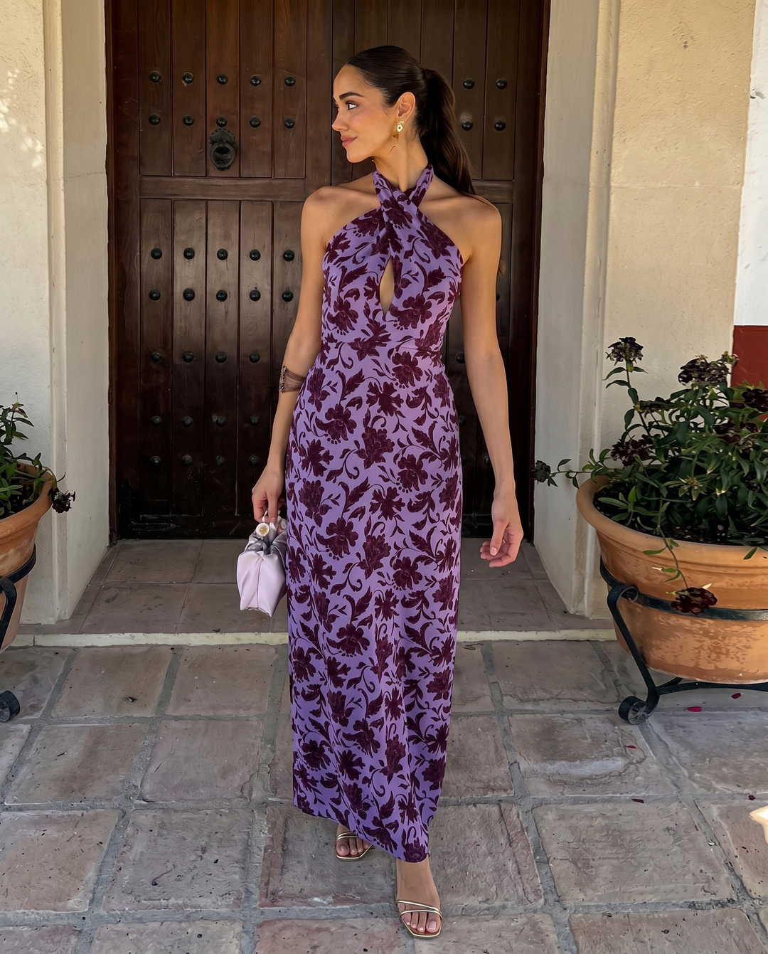 Amaral | Vestido con estampado floral