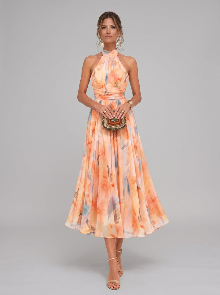 Lirenne™ | Vestido halter elegante