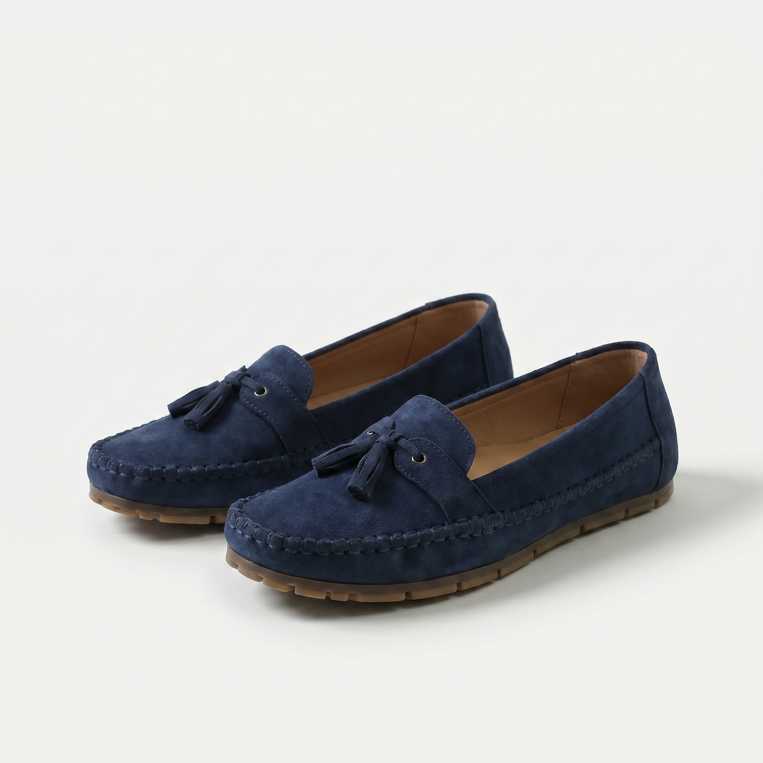 Nadine - Mocasines Clásicos con Detalle de Borlas