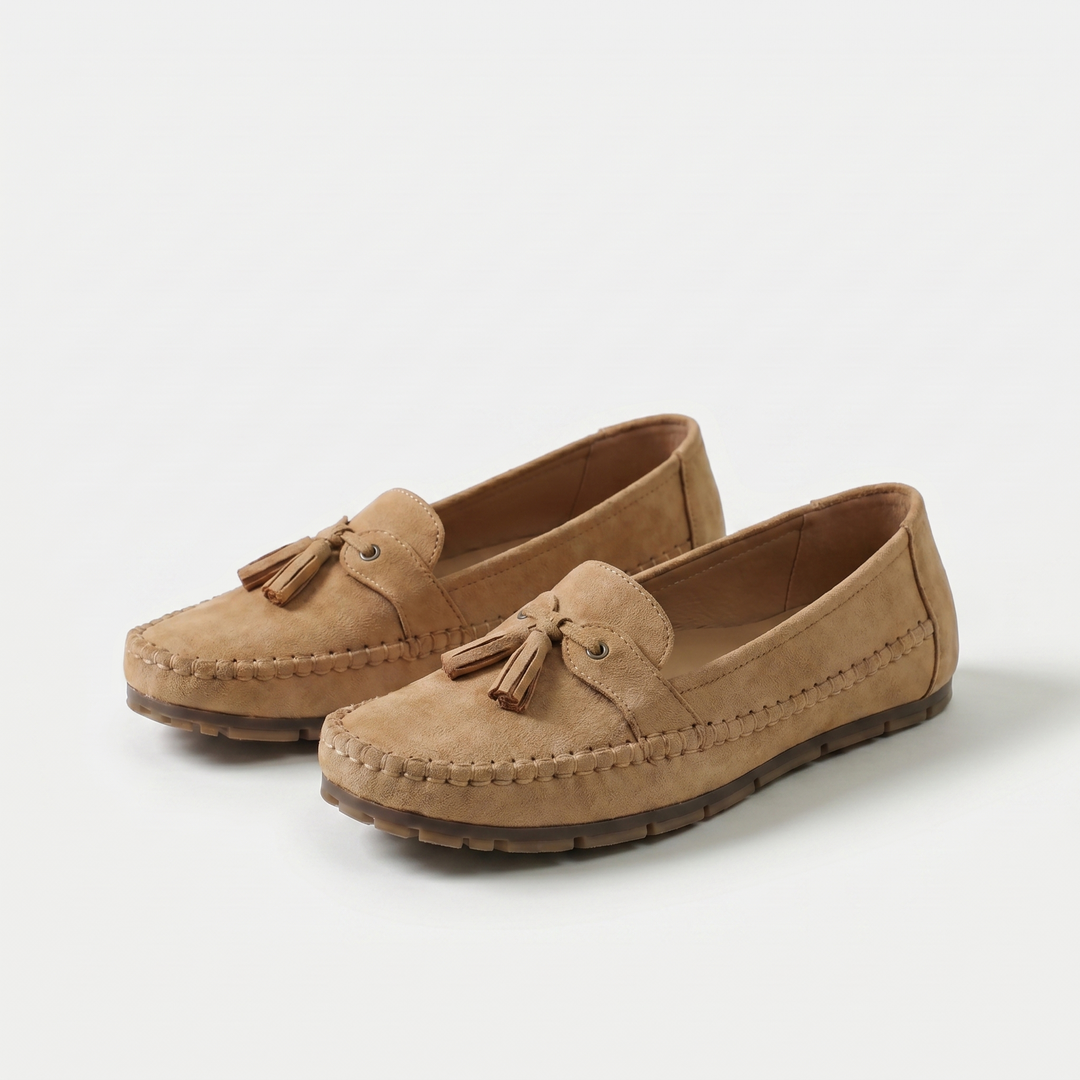 Nadine - Mocasines Clásicos con Detalle de Borlas
