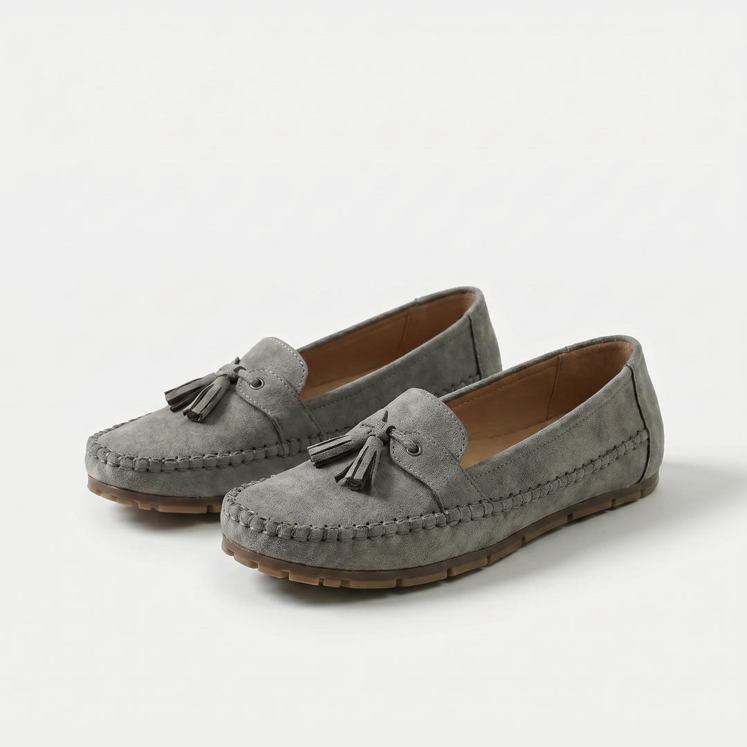 Nadine - Mocasines Clásicos con Detalle de Borlas