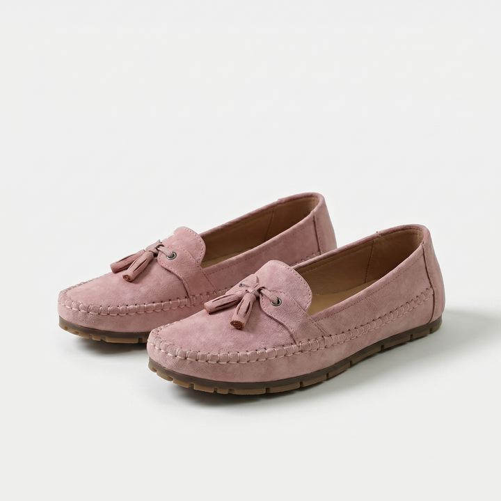 Nadine - Mocasines Clásicos con Detalle de Borlas