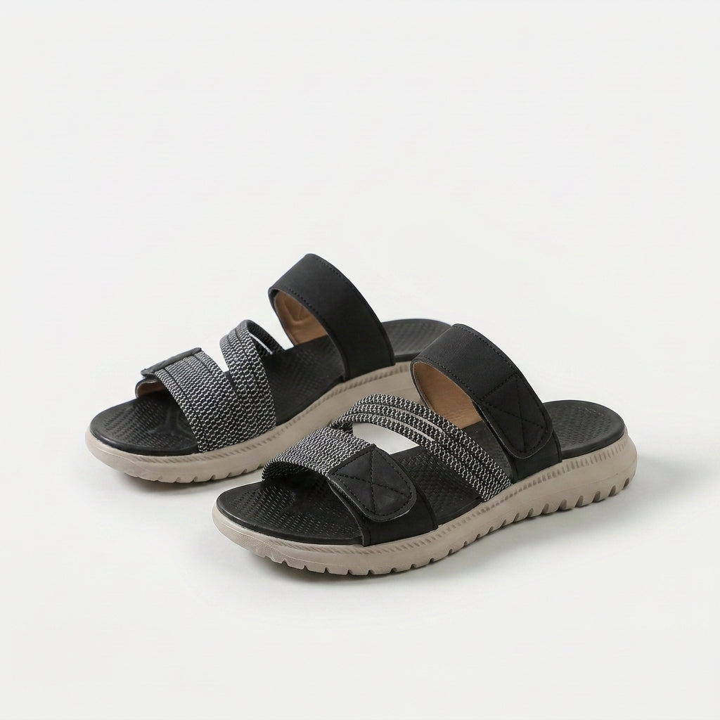 Cleo - Sandalia deportiva cómoda con suela de plataforma