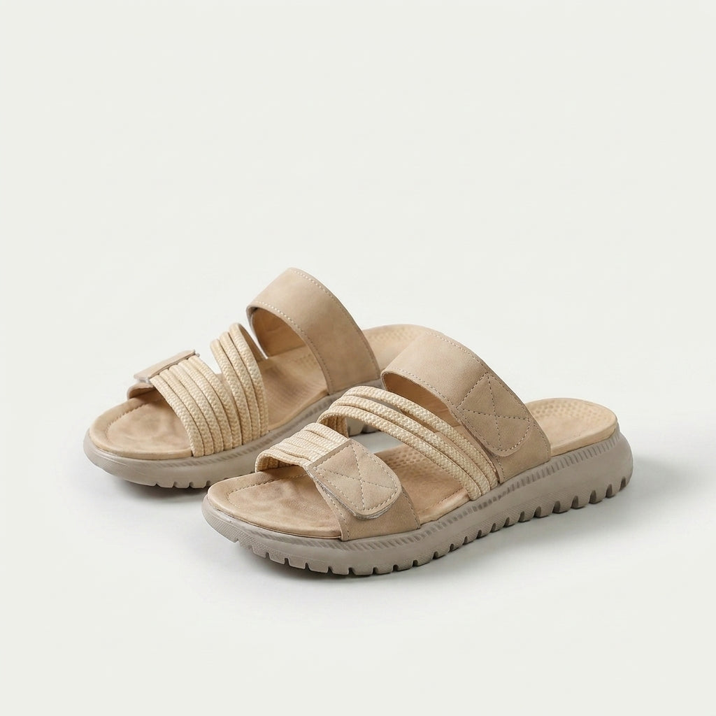Cleo - Sandalia deportiva cómoda con suela de plataforma