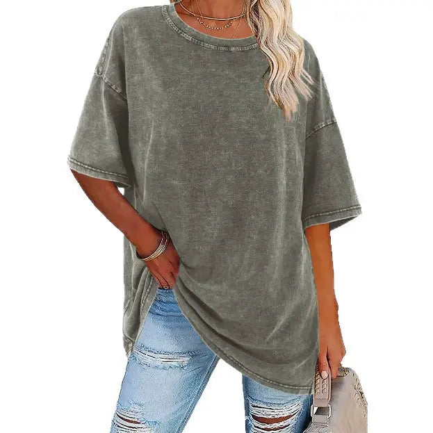 Frances™ | Camiseta Vintage Oversized para Dama