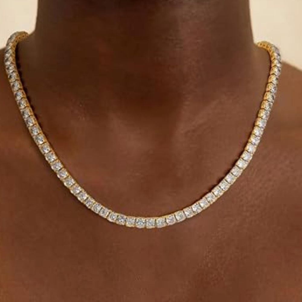 Collar de Tenis de Oro
