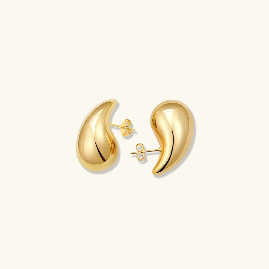Pendientes de Oro en Forma de Gota Sandra