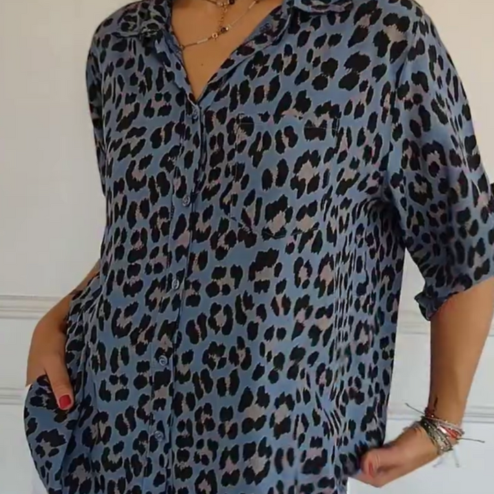 Charlene™ | Blusa Estilosa de Leopardo