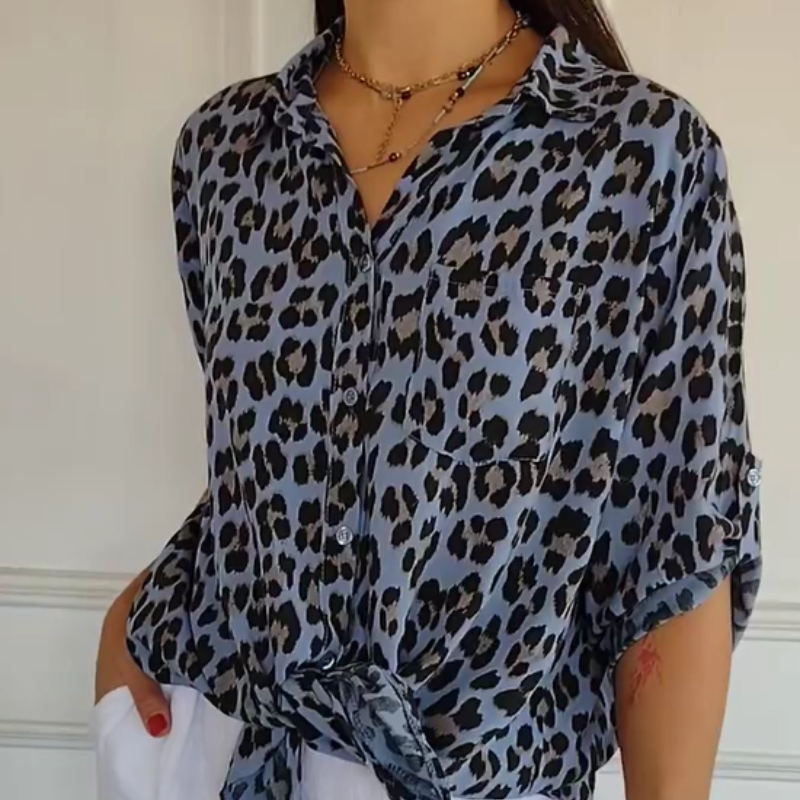 Charlene™ | Blusa Estilosa de Leopardo