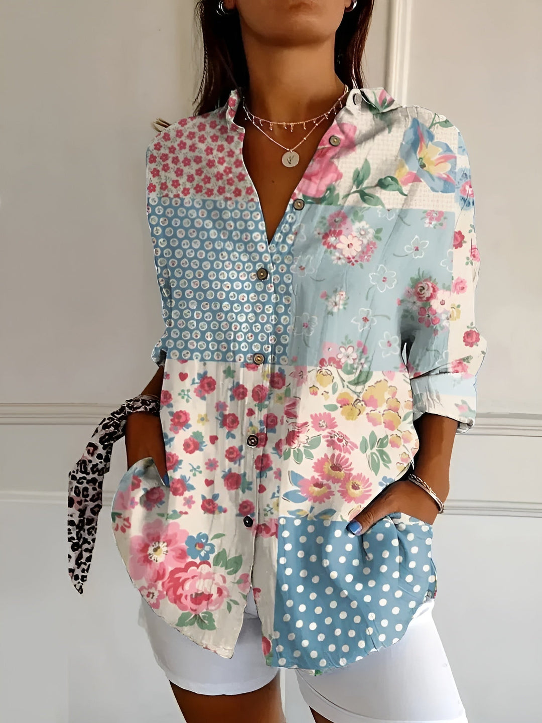 Avril™ | Blusa Elegante con Estampados Divertidos