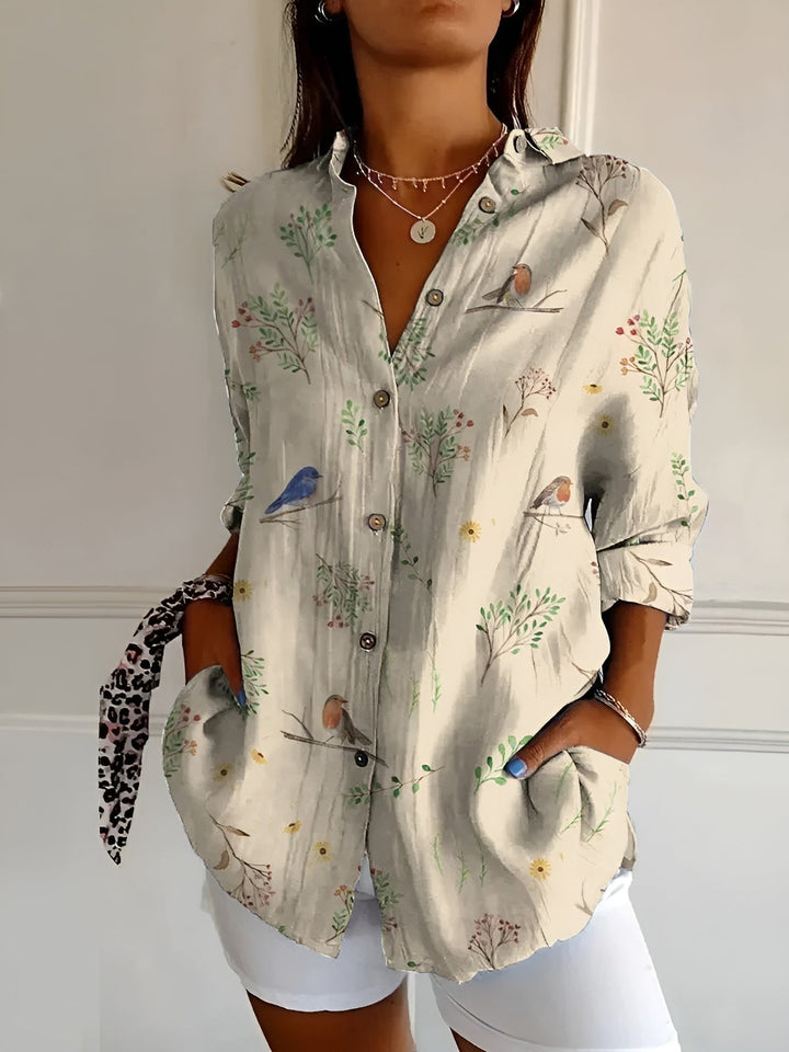 Avril™ | Blusa Elegante con Estampados Divertidos