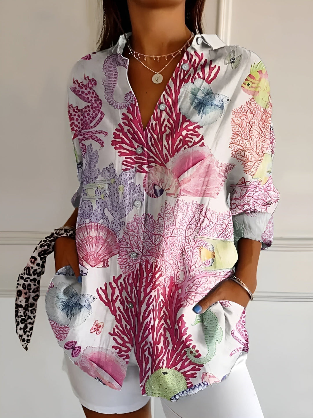 Avril™ | Blusa Elegante con Estampados Divertidos