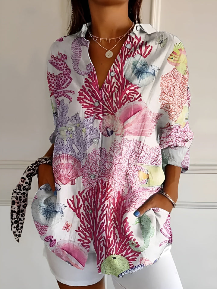 Avril™ | Blusa Elegante con Estampados Divertidos