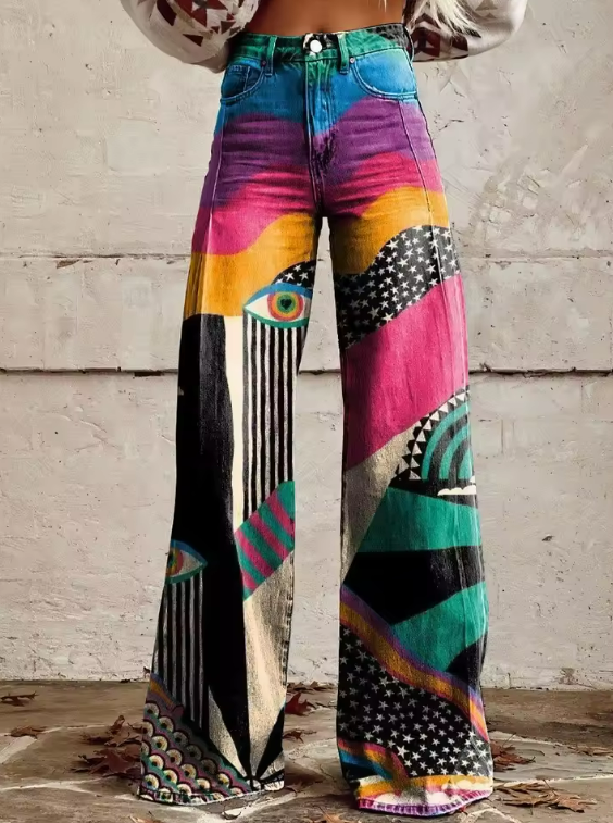 Talia - Pantalones Acampanados