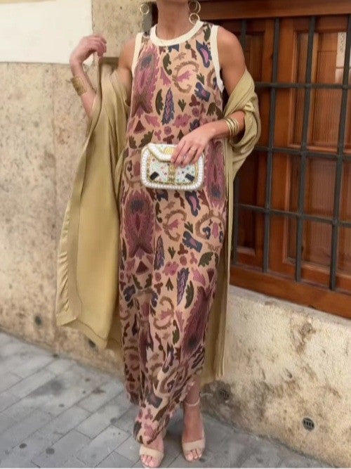 Vestido Celeste con Capa
