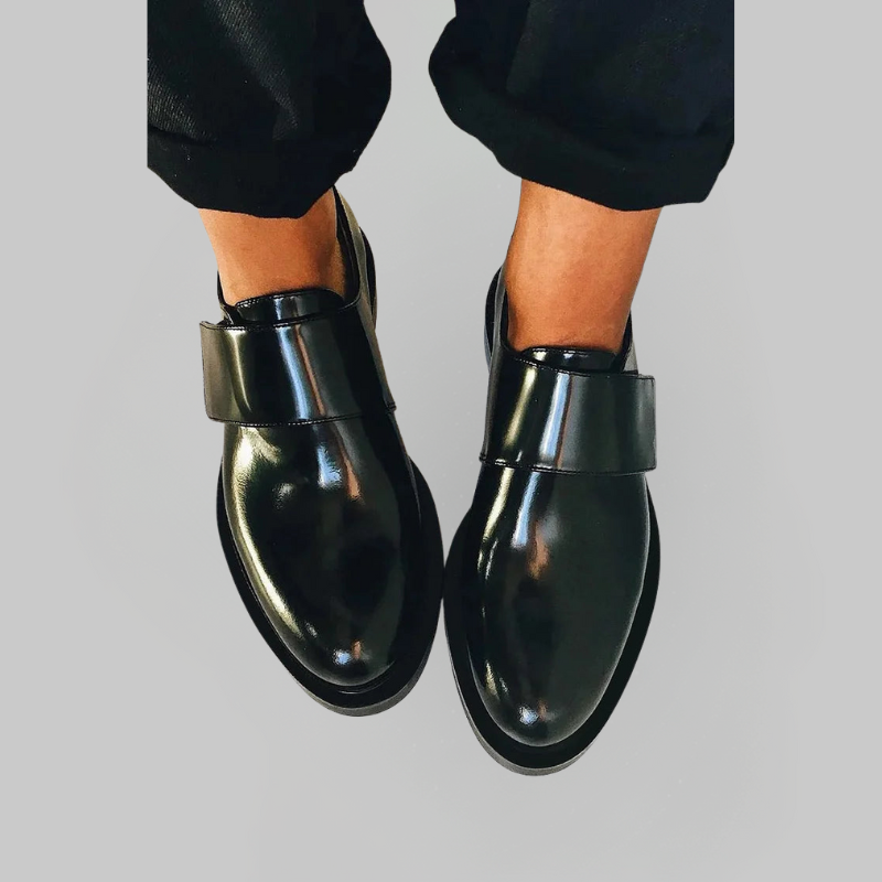 MOCASINES MINIMALISTAS EFECTO ESPEJO